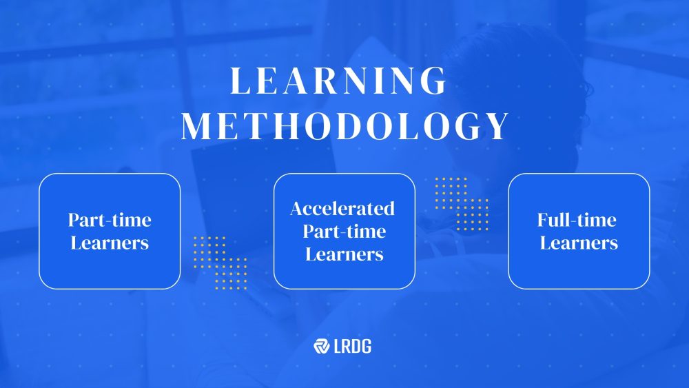 Different Learning Methodology at LRDG ! Part time, accelerated part time and full time all available for 1-1 and group tutoring. 